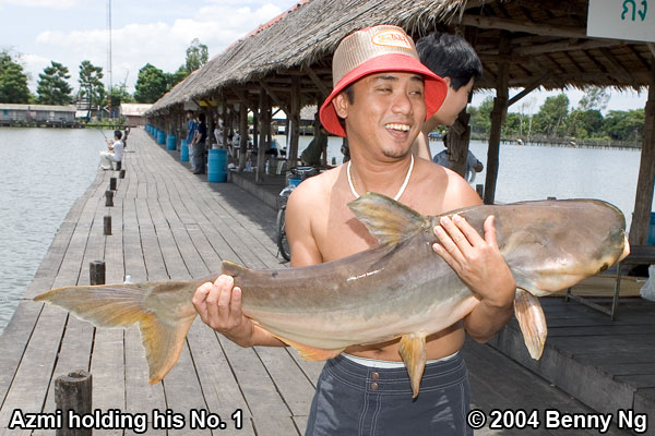 Azmi and his prized catch