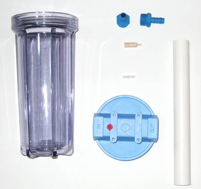 DIY external reactor using AMDUS water filter